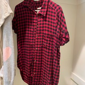 Ahhmazingly soft red Buffalo flannel tshirt